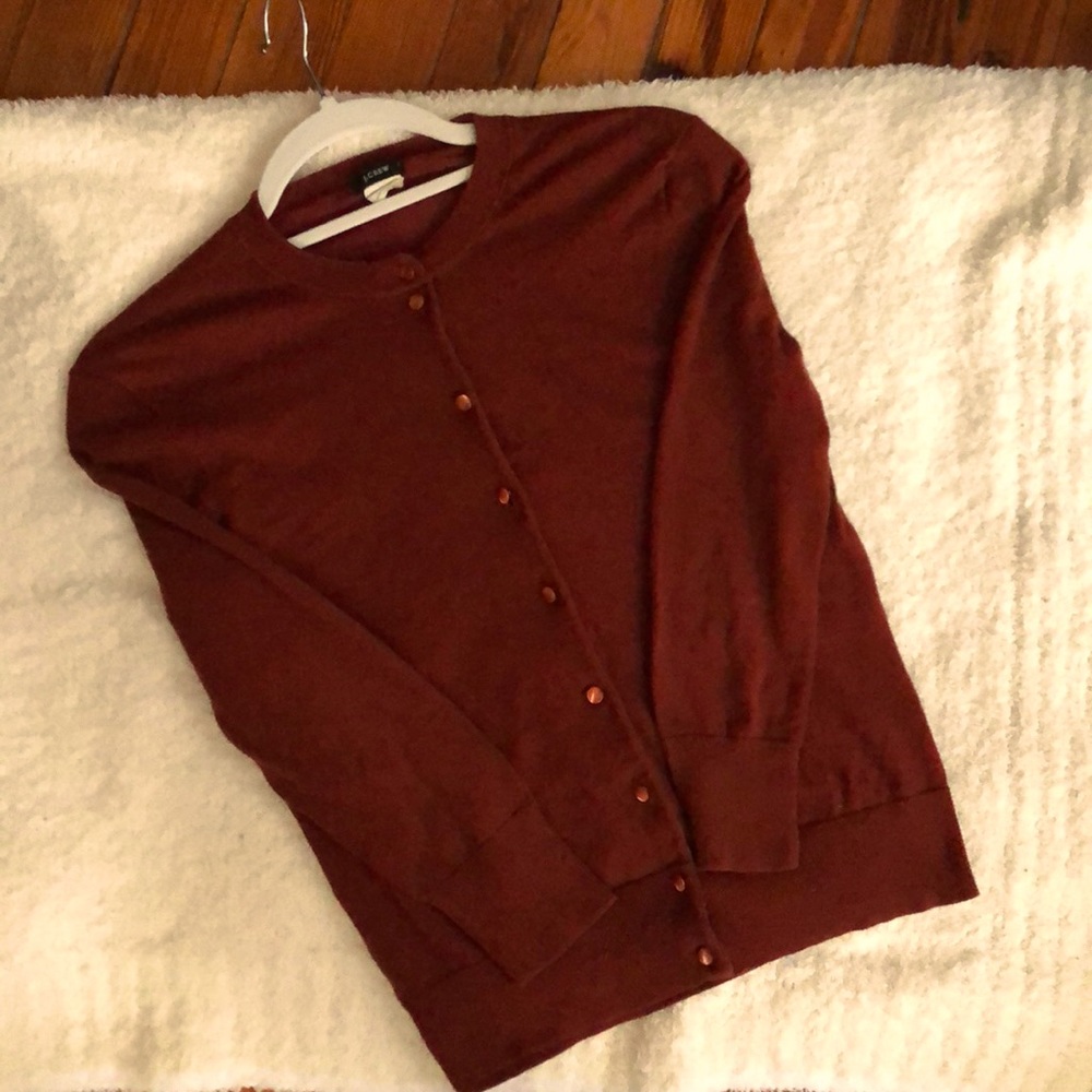 J. Crew Jackie cotton blend cardigan